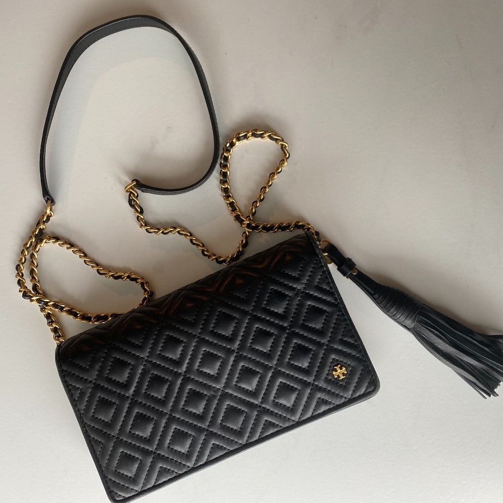 Tory Burch Fleming Wallet on a Chain